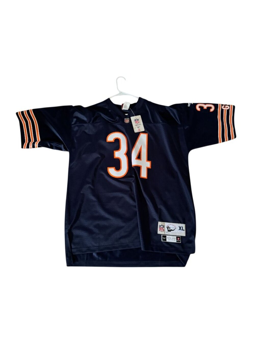 Walter Payton Chicago Bears Throwback Jersey Reebok NFL Vintage Collection XL NW - Picture 7 of 9